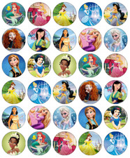 30x disney princess - disney, cupcake