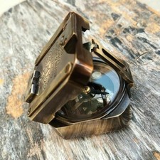 Royal Navy 1920 London Collectible Brass Brenton Compass handmade Working Item