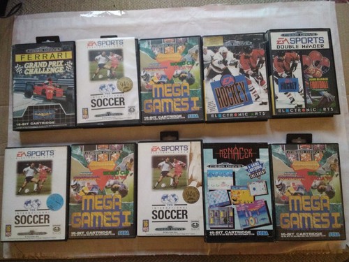 Mixed lot megadrive games - of,