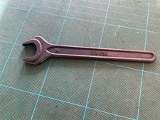 EMCO MAXIMAT 17mm open end spanner as supplied by Emco, new unused