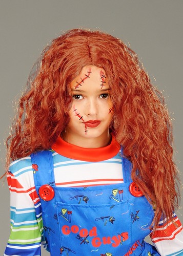 Kids chucky style long curly - long,