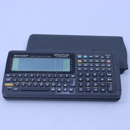 Sharp pocket computer - sharp, g850
