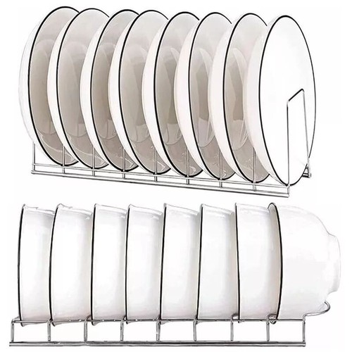 Stainless steel plates storage - plates,