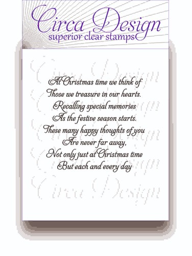 Clear unmounted christmas - clear,