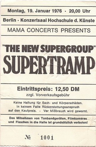 Supertramp concert 1976 - supertramp,