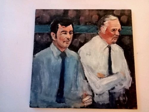 Oil painting brian clough - oil,