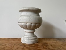Italian Marble Urn Solid White