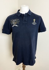 Webb Ellis Collection Rugby World Cup 2015 Men's Navy Polo Tshirt - Large
