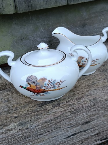 Vintage fine bone china sugar - bone,