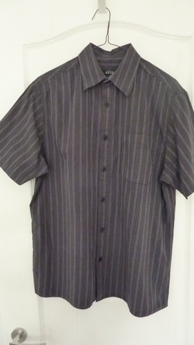 Mens grey striped short - grey,