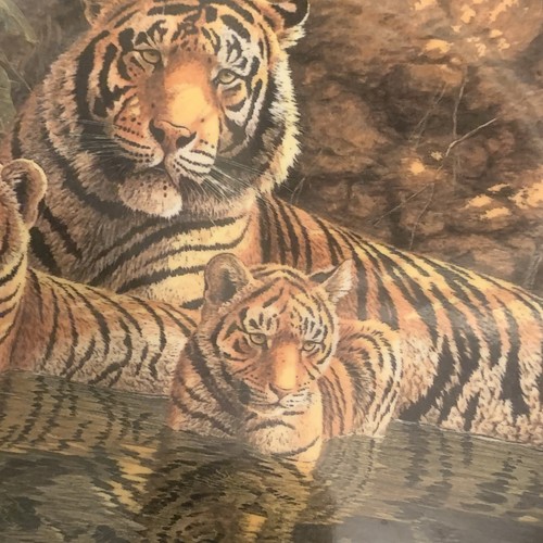 Bengal tigers bone china - tigers,