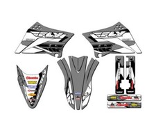 2010-2023 KLX 110 13 FLY Grey Senge Graphics Kit Compatible with Kawasaki