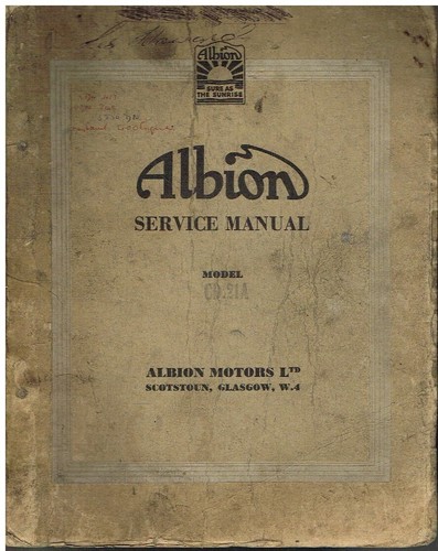 Albion clydesdale cd21a truck - albion,
