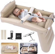 Flyaway Kids Airplane Bed, Inflatable Plane Seat Extender for Toddler, Kids Trav