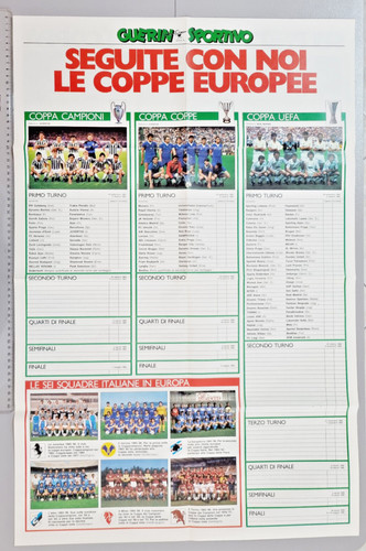 Poster calendar champions cup - calendar,