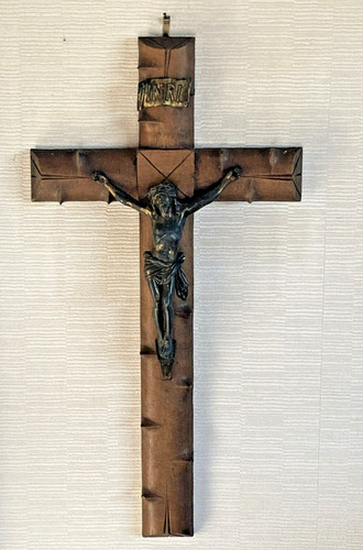 Large antique oak carved - antique,