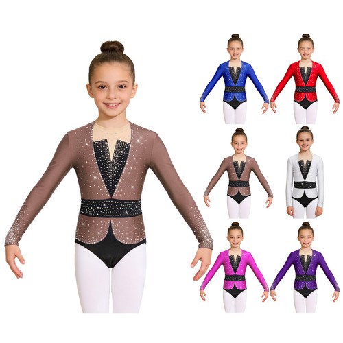 Girls leotards ice skating - ice,