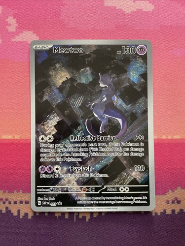 Pokemon card mewtwo black - card,