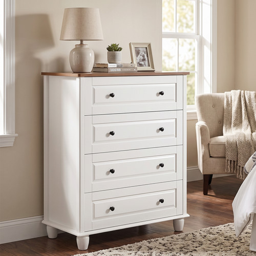 Drawer solid wood white - solid,
