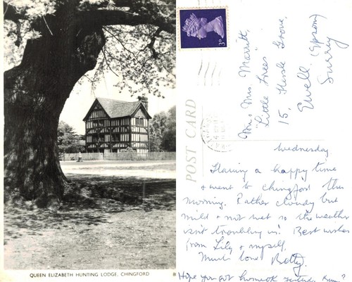 Vintage postcard queen - vintage,