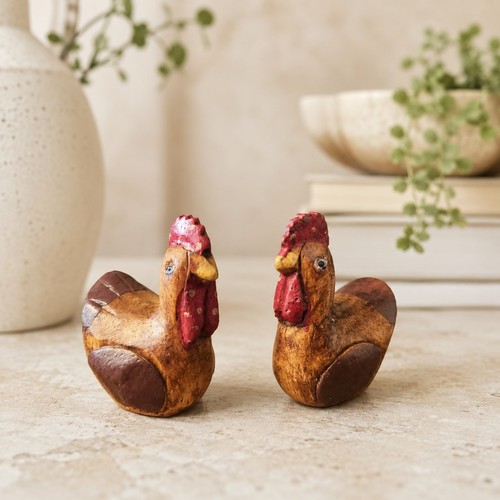 Mini wooden chicken - mini,