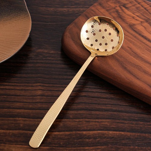 Hammered copper spoon for - copper,