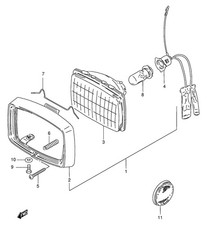 Suzuki Genuine Front Reflex