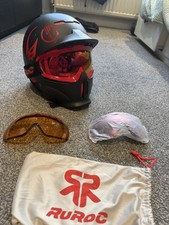 Ruroc RG1-DX Snow Helmet Black