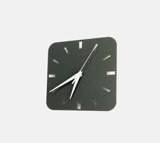 Dark Grey Wall Clock With White Hands Square Wall Clock In Acrylic 20cm