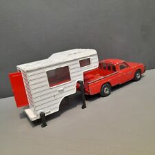 Vintage Camper Pickup Drive-away Diecast 1980s Mazda B1600 Retro Camping Fun