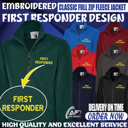 First responder embroidered - responder,