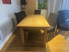 Solid Oak Extendable Dining