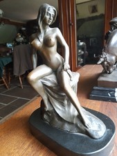 A Beautiful Lost Wax Solid Bronze Sculpture Nude Female Figure