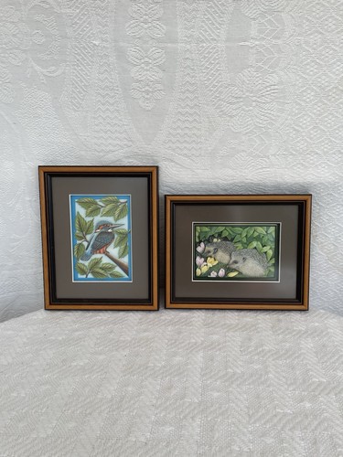Framed animal collage - animal,