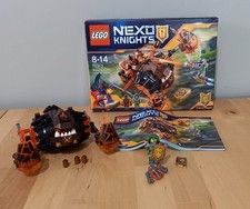 LEGO Nexo Knights Moltor's Lava Smasher  Set (70313) and Knights cycle (30371)