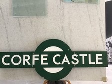 Railway Station Sign - Corfe