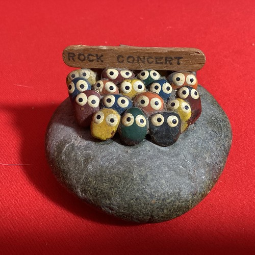 Vintage pet rock music concert - vintage,