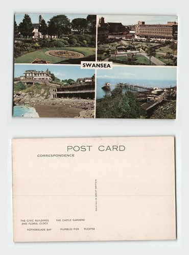 Postcard swansea multi - swansea, multi-view