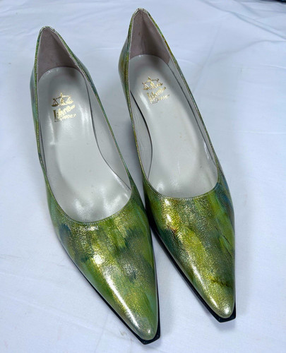 Vintage libra metallic green - libra,