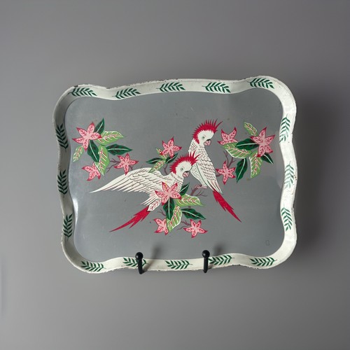 Vtg ohio art - coral, birds