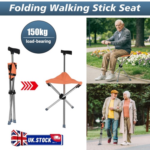 2in1 folding walking stick - walking,