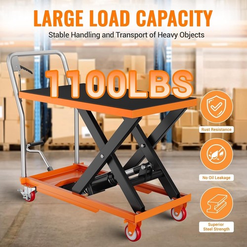 Hydraulic scissor lift table - hydraulic,