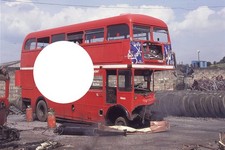 London Transport Routemaster Bus Colour Photograph RM 461 Scrap Yard 16361