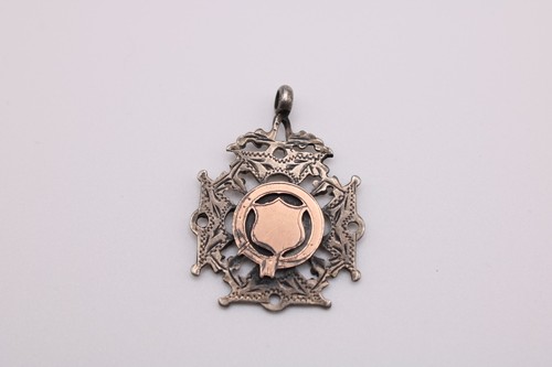 Antique shield fob medal