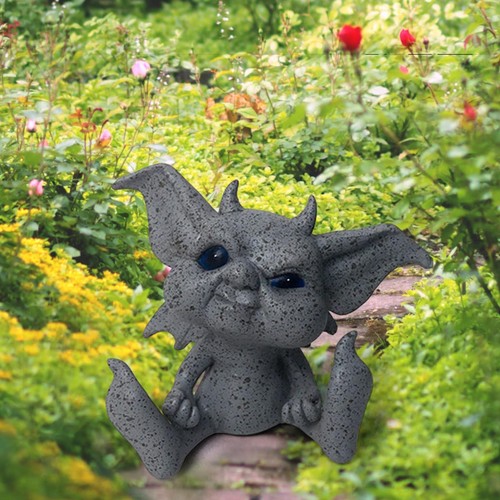 Baby goblin art fairy garden - goblin,