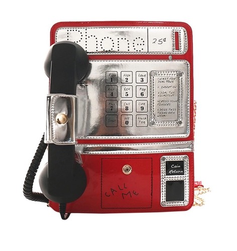 Retro novelty red payphone - retro,