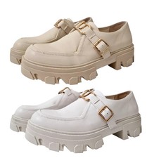 New Womens Brogues Chunky Sole