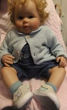 Beautiful 24 inch reborn toddler boy doll with golden curls