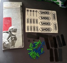 Job Lot Shoei Stickers Helmet Visor Guides Pinlock Motorcycle Motorbike