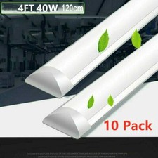 1-20x 4FT 1200MM LED BATTEN LIGHT STRIP LOW PROFILE SLIM FLUORESCENT FITTING DEU